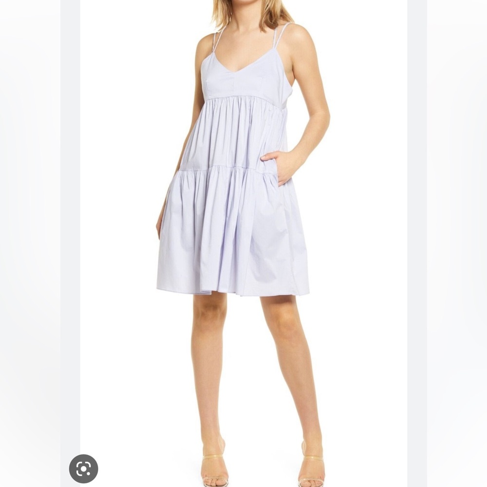 Code X Mode Dress light blue  L NWT